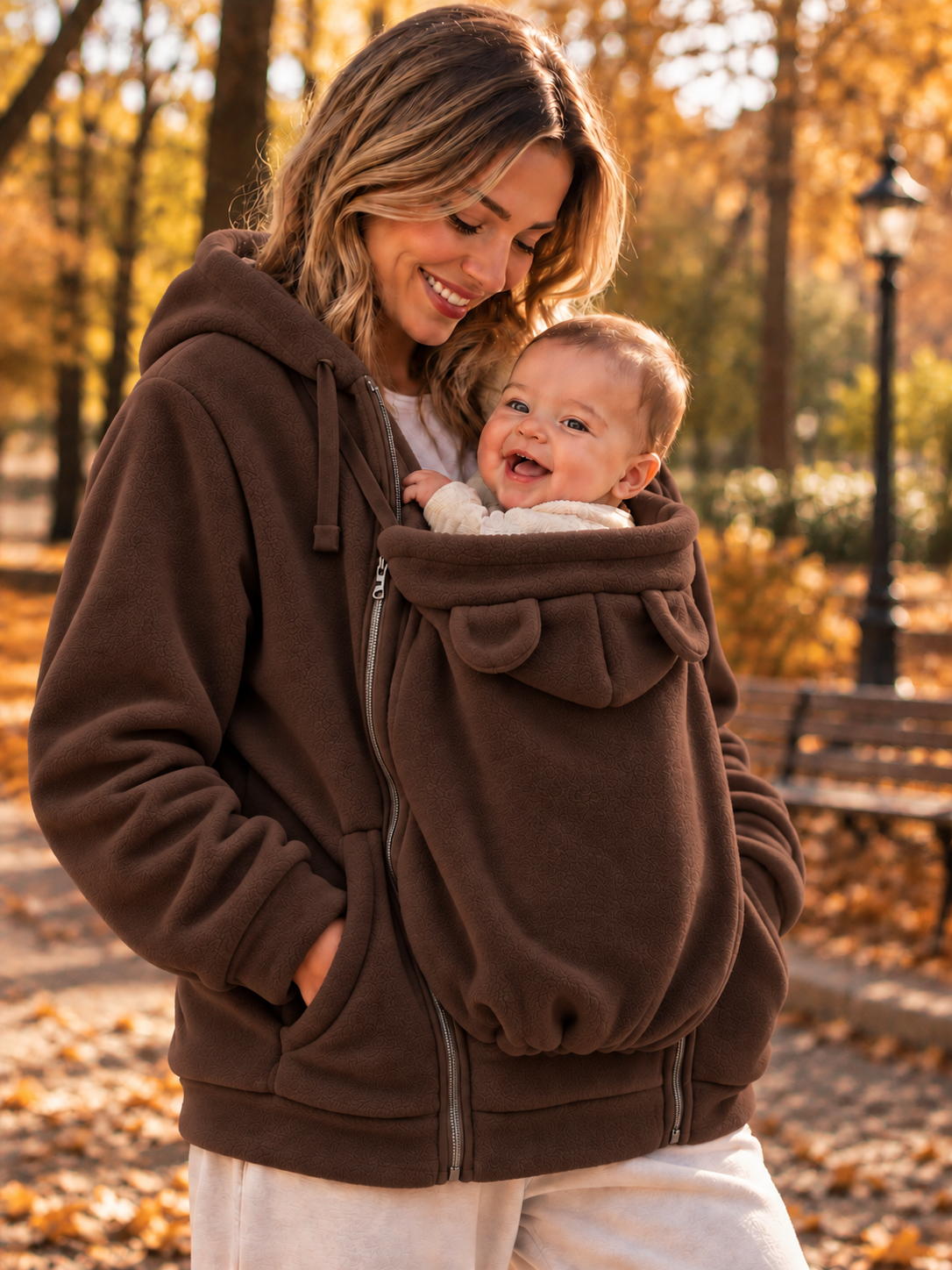 Seventh Fabric Anne & Bebek Hoodie™ | Birlikte Sıcacık 🤎